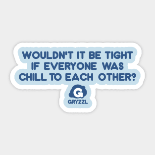 Gryzzl Parks and Rec Sticker